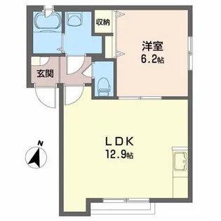 シャーメゾン・エターナルB【2階】の間取り