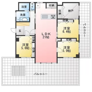 ブランメゾン諸星ビル【4階】の間取り