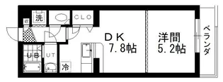 ノースコート暁【4階】の間取り