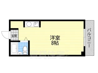 リバーエステート【4階】の間取り