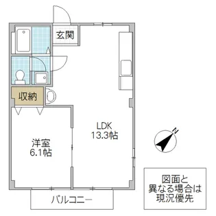 ニューシティ鈴木【2階】の間取り