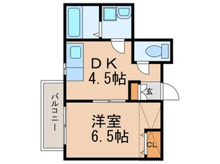 ルート浦園VII【1階】の間取り