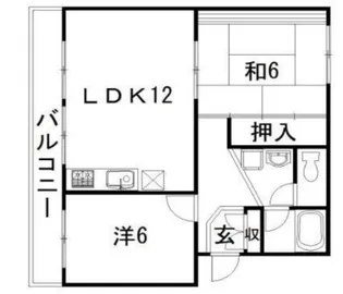 アクティ豊岡【1階】の間取り