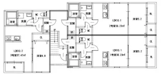 カトレア長尾II【2階】の間取り
