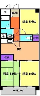 フローレン京町【3階】の間取り