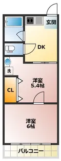 第一春美荘【2階】の間取り