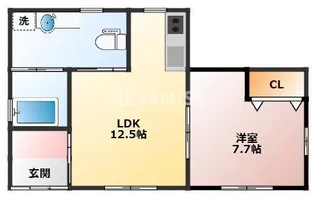 コーポひまわり【1階】の間取り