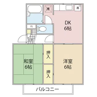 瀬戸ハイツ【3階】の間取り