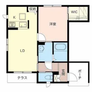 シャーメゾン華【1階】の間取り