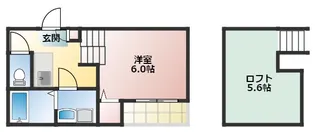 ハーモニーテラス二番【2階】の間取り