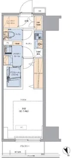 トラディティオ門前仲町【12階】の間取り