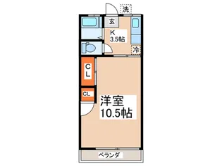 コ―ポサントミ【2階】の間取り