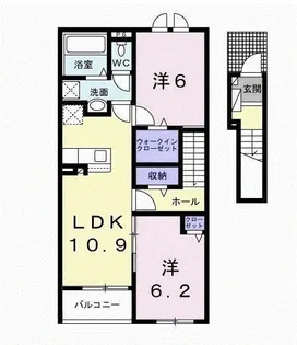グラン ルミエ【2階】の間取り
