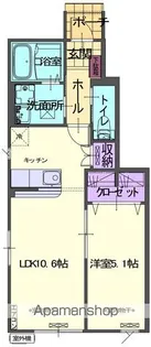 la ash II【1階】の間取り