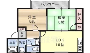 ディアーライフ三島【1階】の間取り