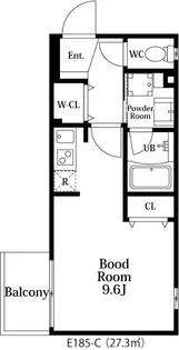 PARKSIDE RESIDENCE GYOTOKU(E-185)【3階】の間取り
