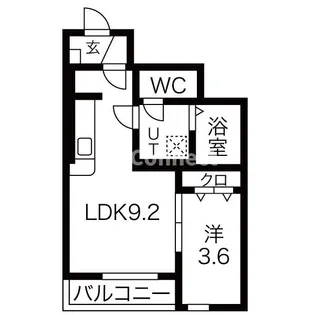ラビスタアイワヒルズI【1階】の間取り