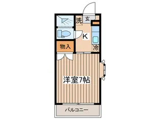 ベルゾーネK【2階】の間取り