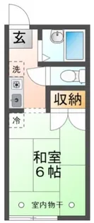 吉野ハイツ A棟【2階】の間取り