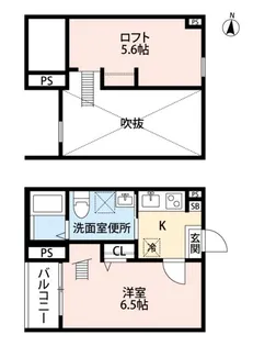 AQUA源兵衛町【1階】の間取り