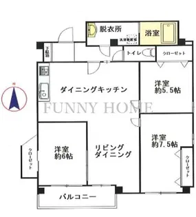 メゾンカワナ【2階】の間取り