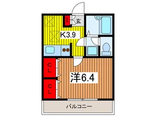 アッソラ-ト【1階】の間取り