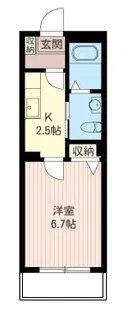 アミルス岡戸【2階】の間取り