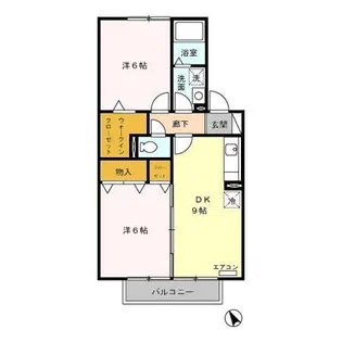 ラ ミューズ【2階】の間取り