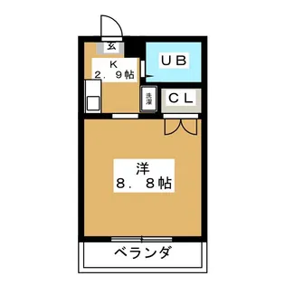 アメニティマルイ【3階】の間取り