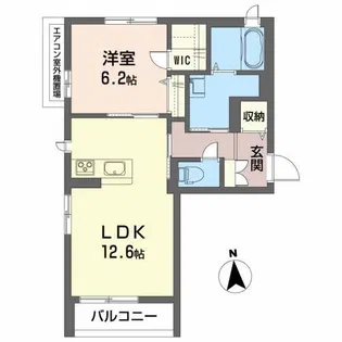 ベレオ 大街道【3階】の間取り