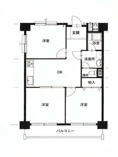 ハイネス目黒【5階】の間取り