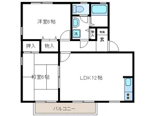 グランドュール【2階】の間取り