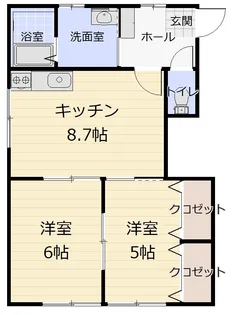 シャインはせ川【2階】の間取り