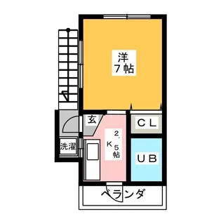 林テラス【2階】の間取り