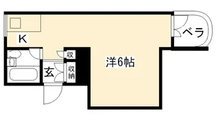 イズミビル【4階】の間取り