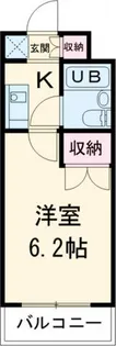 カロン土原【4階】の間取り