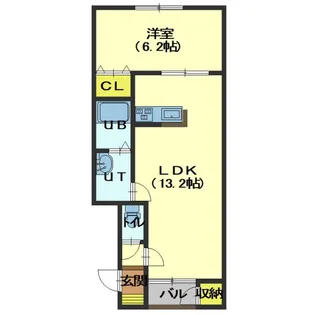 スペース函館4【2階】の間取り