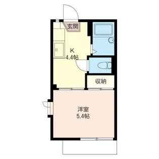 サンモールK【1階】の間取り