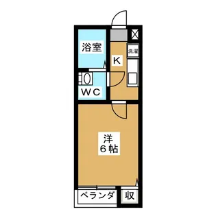 コモド新習志野【1階】の間取り