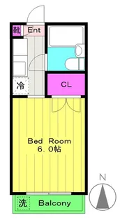 ルブラン南生田【1階】の間取り