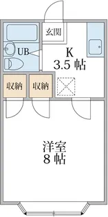 ハウスK【1階】の間取り
