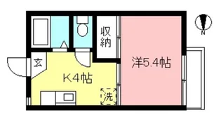 ドリームハイツ【2階】の間取り