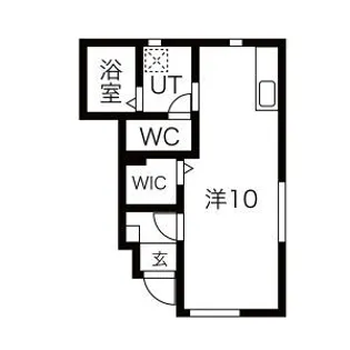ル・メイユール尼沼B棟【1階】の間取り