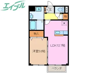 ルーチェ塚本【2階】の間取り