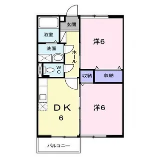 アルメリア藤井【2階】の間取り