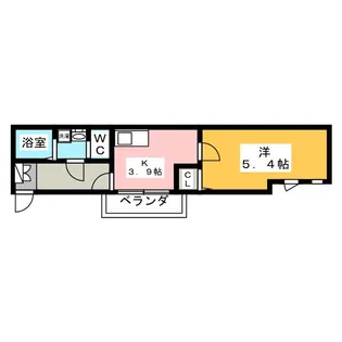 フィオーレ小幡【2階】の間取り