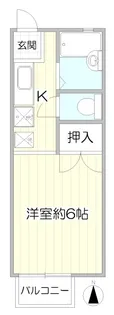 グレースハイツ【1階】の間取り