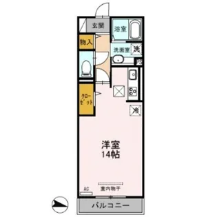 埼玉県さいたま市北区日進町2【アパート】の間取り