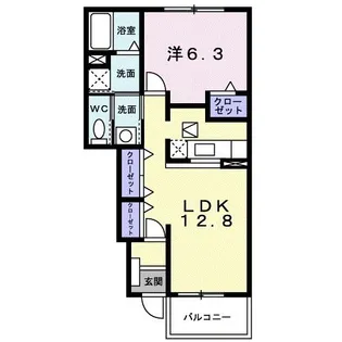 ペルラA【1階】の間取り