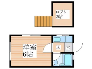 グリーンハイツ【2階】の間取り